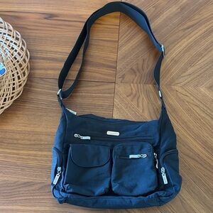 Baggallini Black Organized  Shoulder Bag